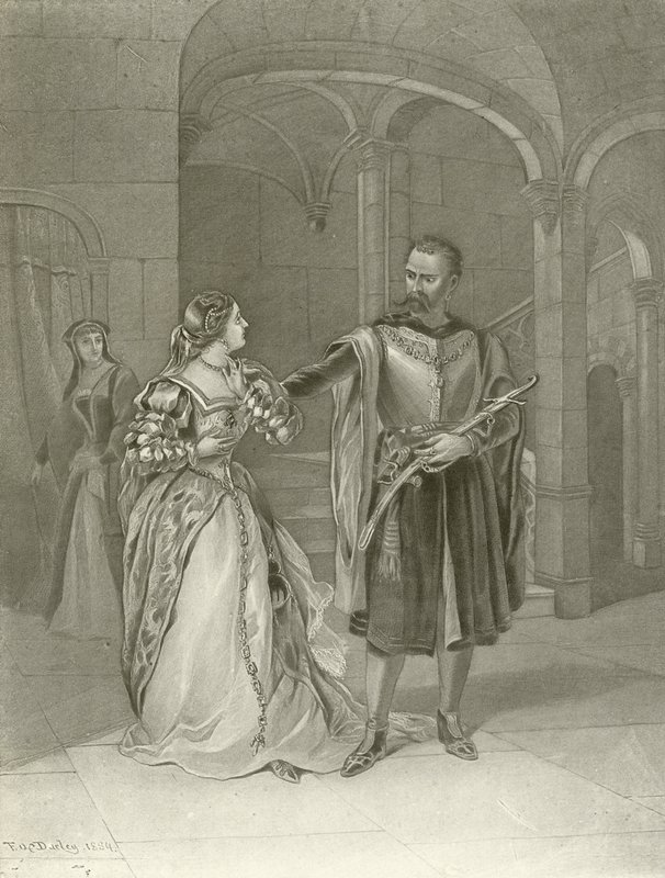 Othello. Acte IV, Scène II - Felix Octavius Carr Darley