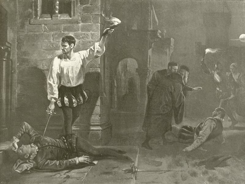 Othello. Acte V, Scène I - Felix Octavius Carr Darley