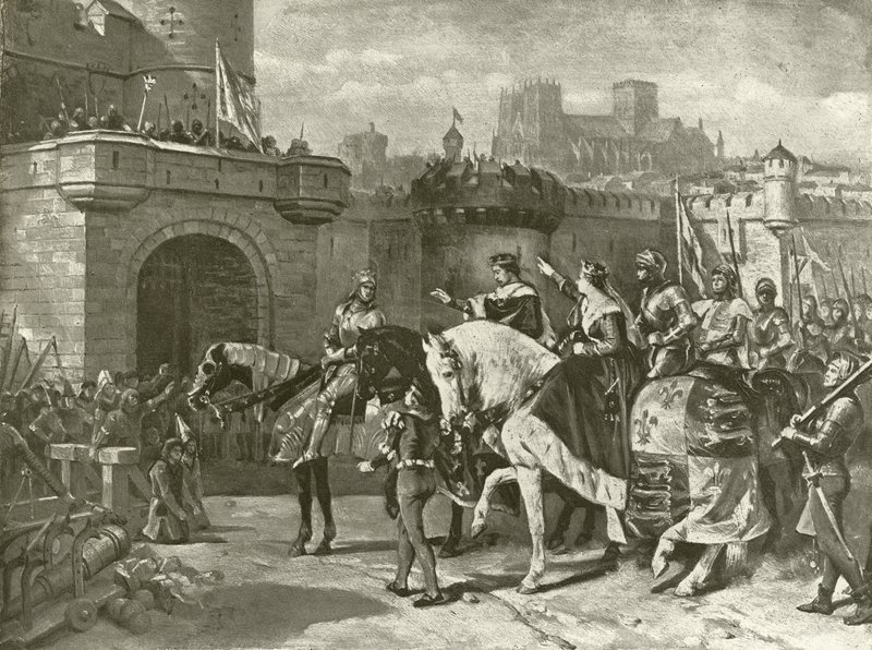 Troisième partie de Henry VI. Acte II, Scène II (gravure) - Felix Octavius Carr Darley
