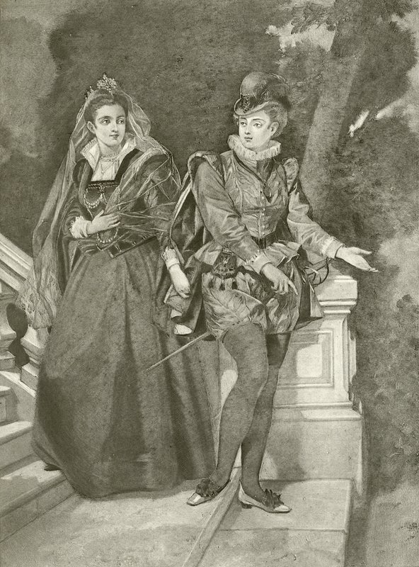 La Nuit des Rois. Acte III, Scène IV (gravure) - Felix Octavius Carr Darley