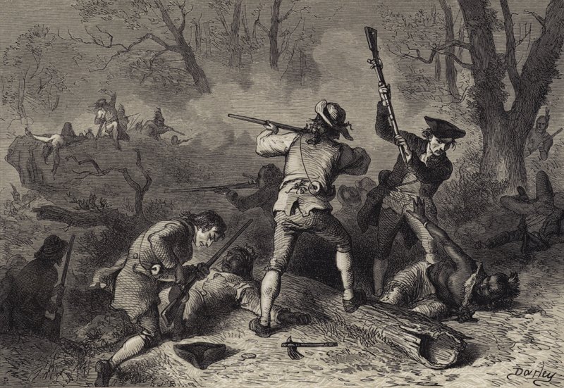 Conflit avec les Indiens sur les frontières sud-ouest - Felix Octavius Carr after Darley