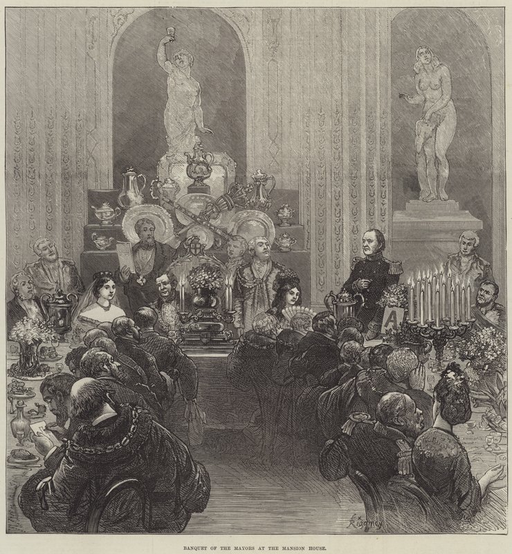 Banquet des maires à Mansion House - Felix Regamey