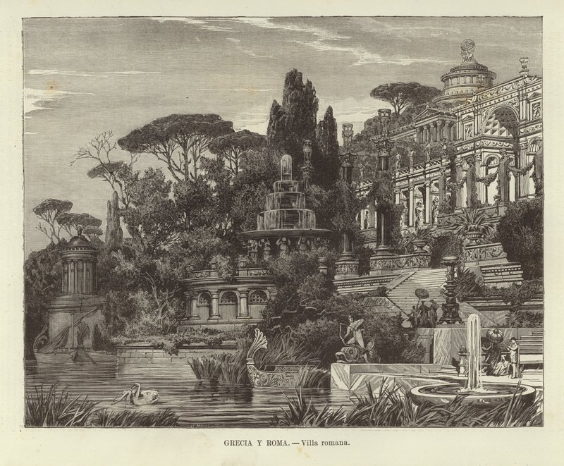 Grèce et Rome - Villa romaine - Ferdinand Knab