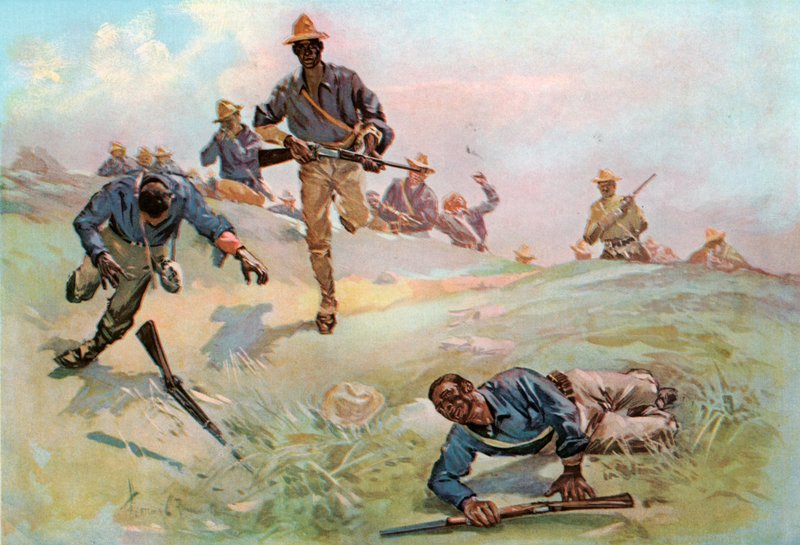 Troupe C, Neuvième Cavalerie U.S., Capitaine, menant la charge à San Juan - Fletcher C. Ransom