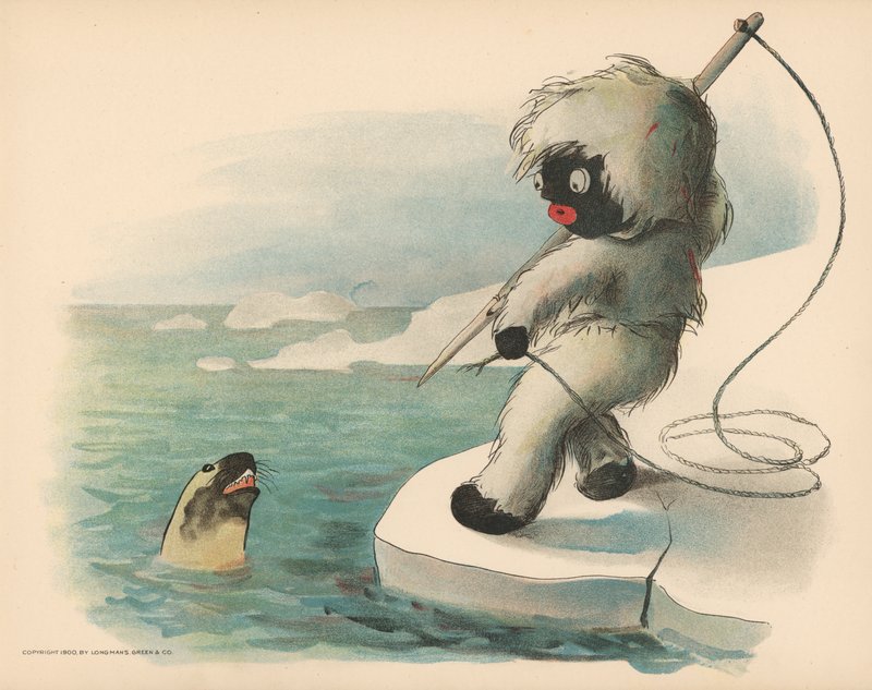 Illustration pour Les aventures polaires de Golliwogg - Florence K. Upton