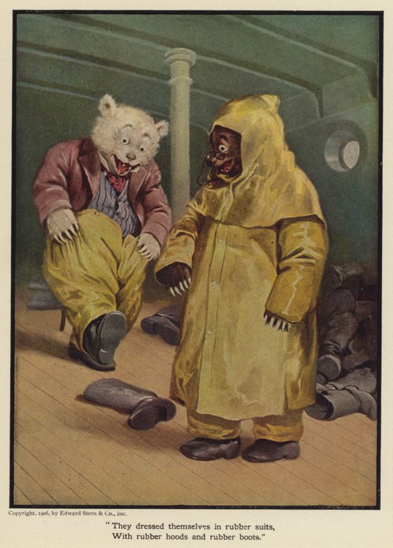 Ils se sont habillés en costumes de caoutchouc, avec des capuchons en caoutchouc et des bottes en caoutchouc - Floyd V. Campbell