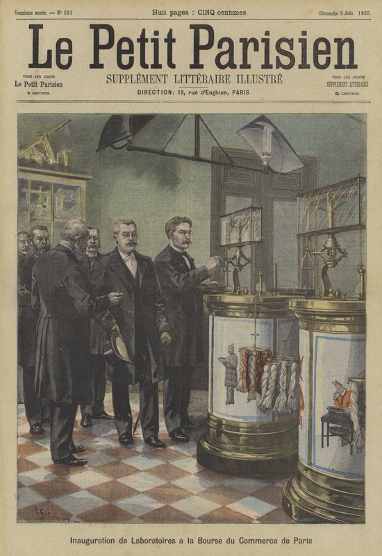 Inauguration des laboratoires à la Bourse de commerce de Paris - Fortune Louis Meaulle