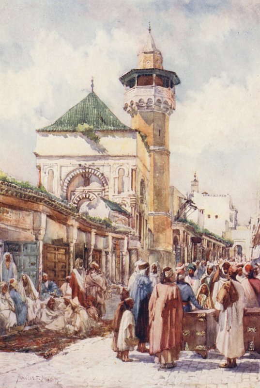 Mosquée de Sidi Ben Ziad, Tunis, le jour de l