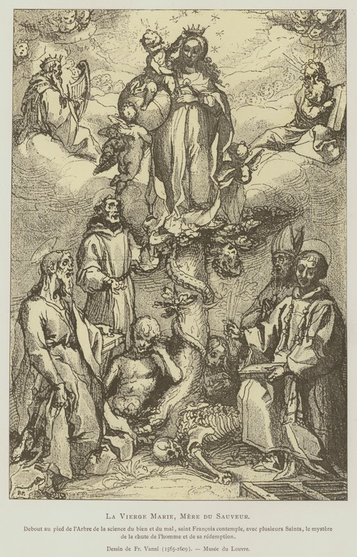 La Vierge Marie, mère du Christ Sauveur - Francesco Vanni