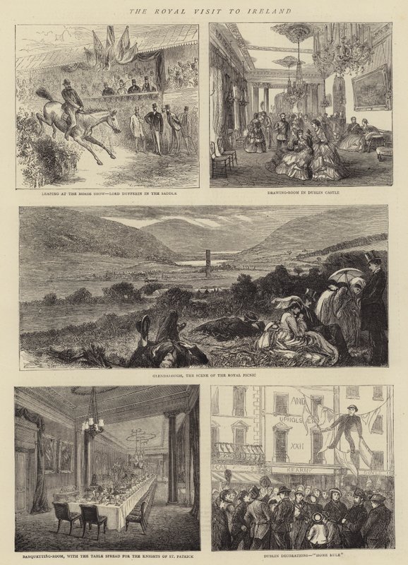 La visite royale en Irlande - Francis S. Walker