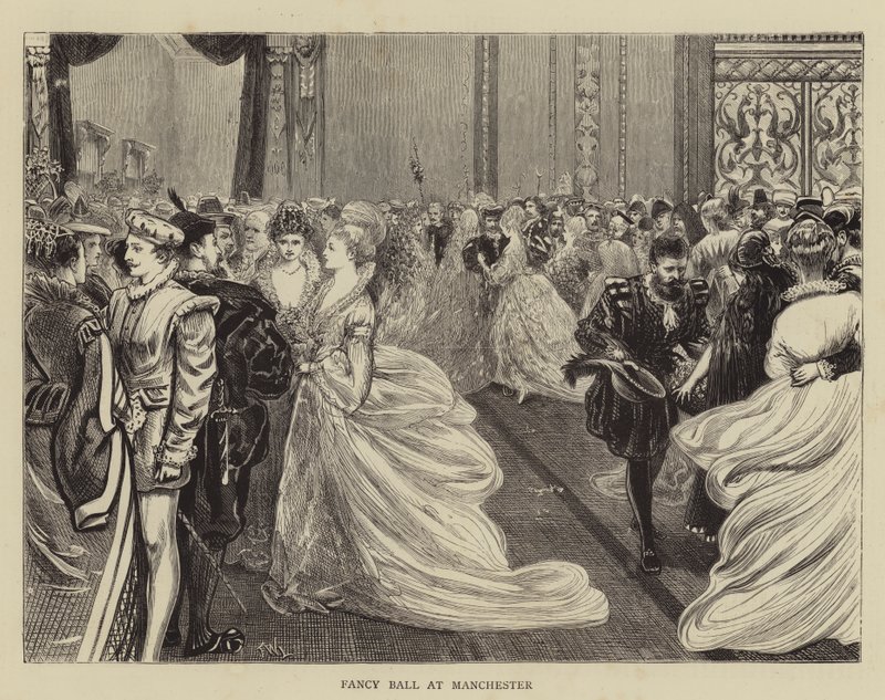 Bal costumé à Manchester - Francis Wilfred Lawson