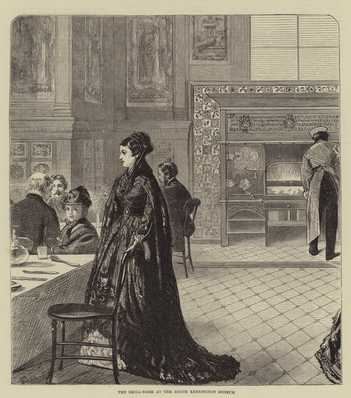 La salle à manger du musée de South Kensington - Francis Wilfred Lawson