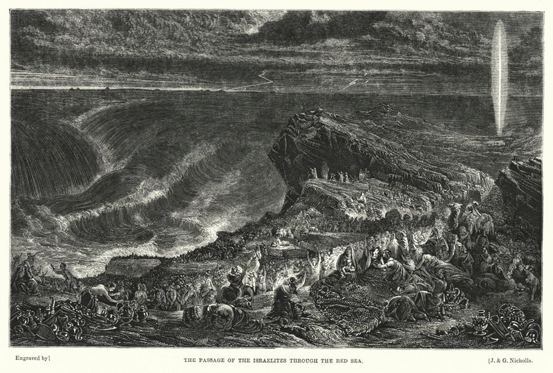 Le passage des Israélites à travers la mer Rouge - Francis (after) Danby