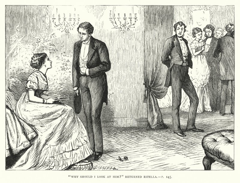 Illustration pour Les Grandes Espérances de Charles Dickens (gravure) - Francis Arthur Fraser