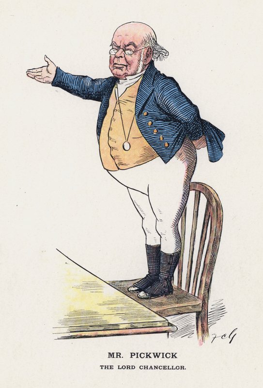 M. Pickwick, Le Lord Chancelier - Francis Carruthers Gould
