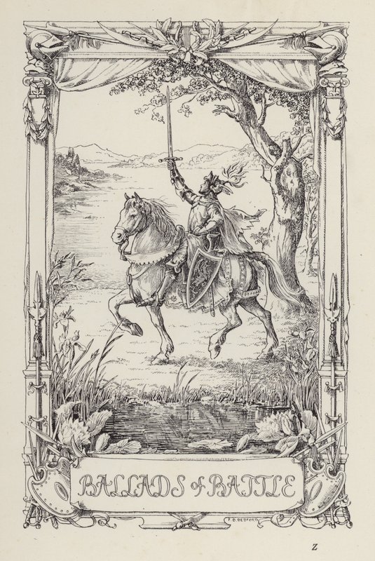 Un autre livre de vers pour les enfants : Ballades de combat (litho) - Francis Donkin Bedford