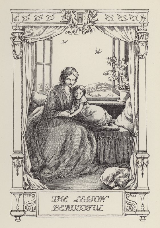 Un autre livre de versets pour les enfants : La belle leçon (litho) - Francis Donkin Bedford