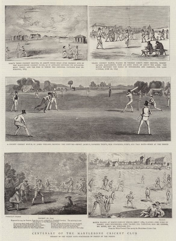Centenaire du Marylebone Cricket Club - Francis Hayman