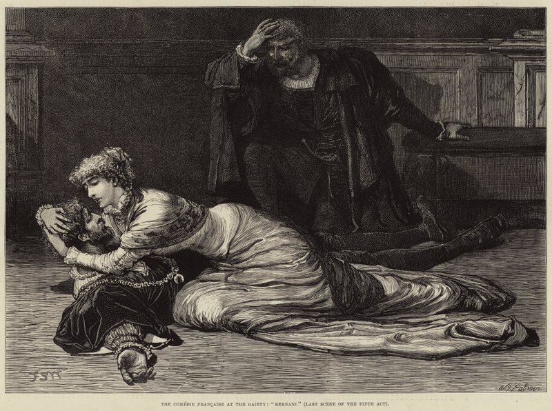 La Comédie Française au Gaiety, Hernani, Dernière scène du cinquième acte - Francis S. Walker