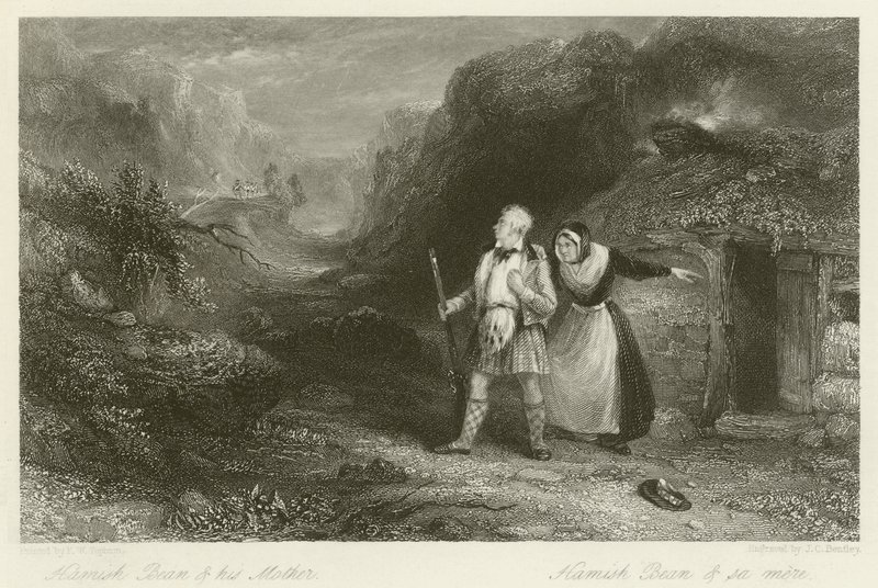 Hamish Bean et sa mère - Francis William Topham
