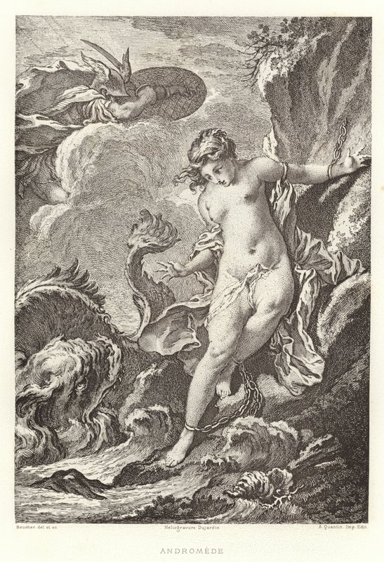 Andromède (gravure) - Francois (after) Boucher