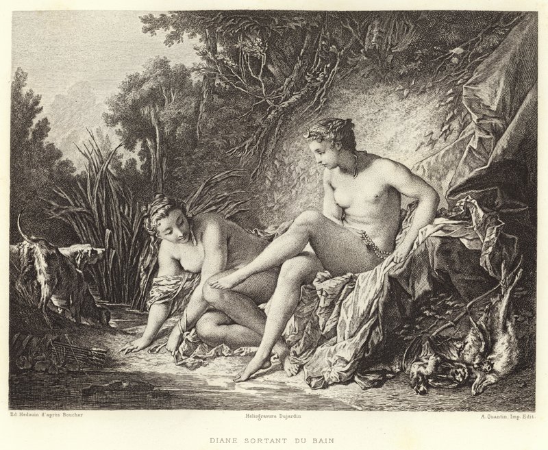 Diane Sortant du Bain - Francois (after) Boucher