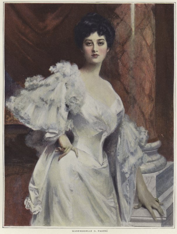 Portrait de Mademoiselle O Pastre - Francois Flameng
