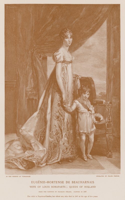 Eugène-Hortense de Beauharnais et Napoléon-Charles - Francois Pascal Simon Gerard