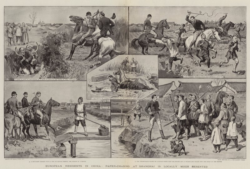Résidents européens en Chine, chasse au papier à Shanghai est localement très mal vue - Frank Dadd
