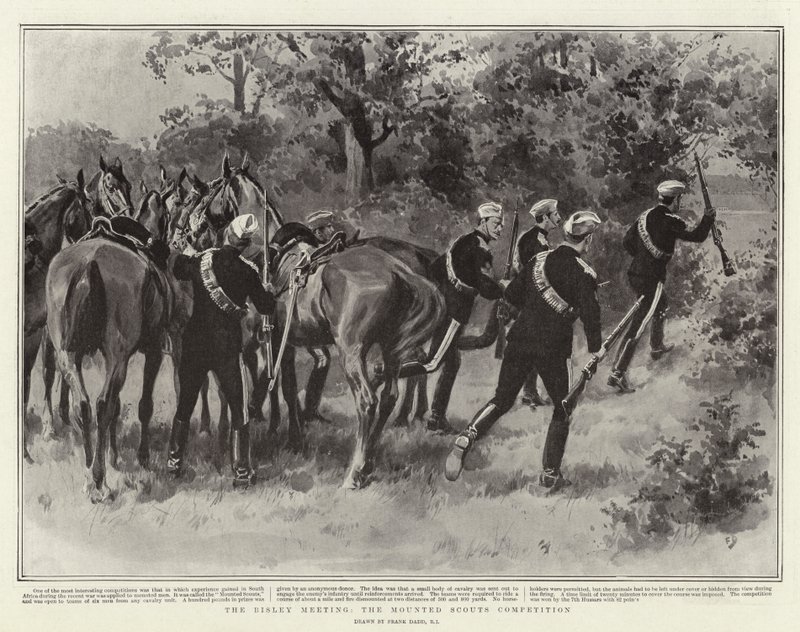 La Réunion de Bisley, la Compétition des Éclaireurs Montés - Frank Dadd