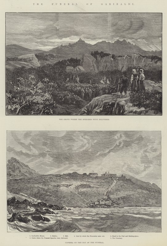 Les funérailles de Garibaldi - Frank Dadd
