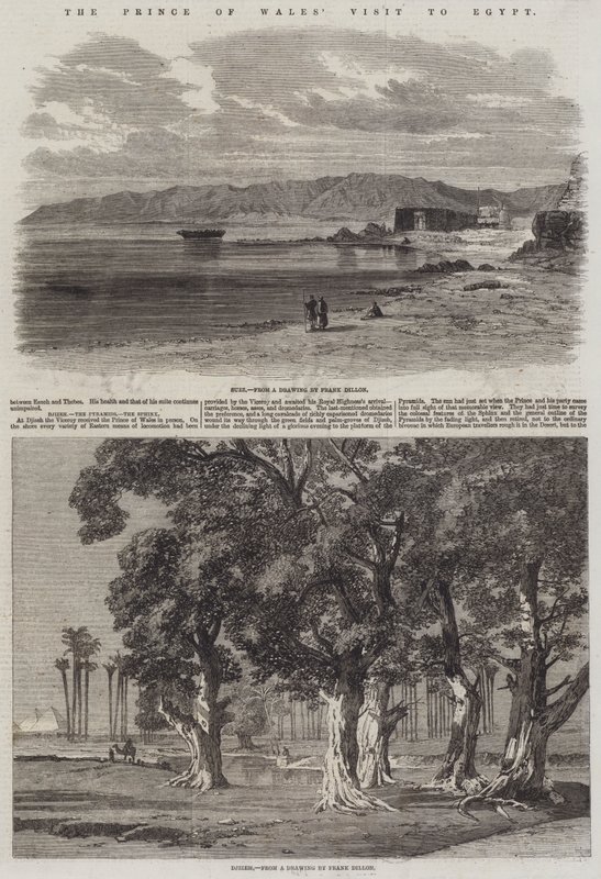 La visite du prince de Galles en Égypte - Frank Dillon