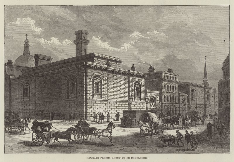 Prison de Newgate, sur le point d