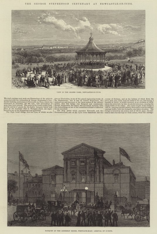 Le Centenaire de George Stephenson à Newcastle-on-Tyne - Frank Watkins