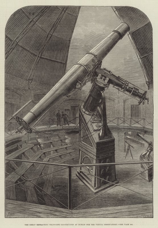 Le grand télescope réfracteur construit à Dublin pour l