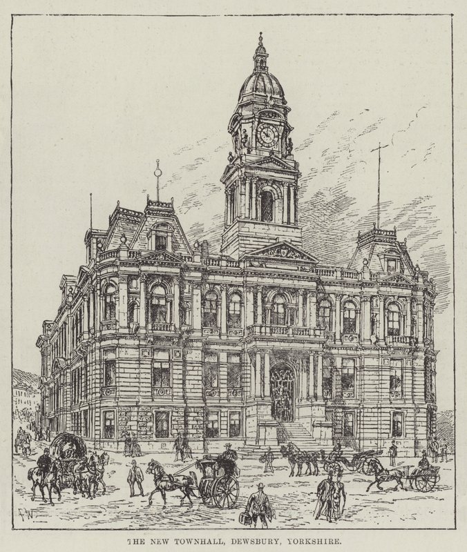 La nouvelle mairie, Dewsbury, Yorkshire - Frank Watkins