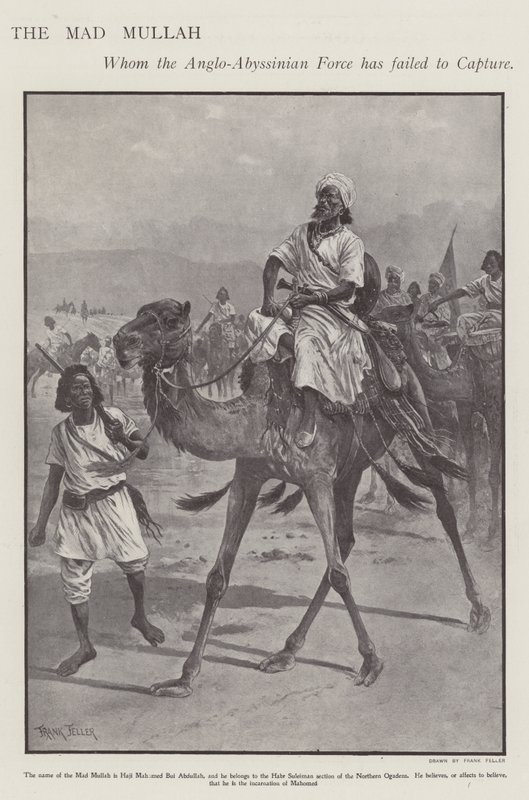 Mohammed Abdullah Hassan, le "Mollah fou", chef religieux et militaire somalien - Frank (after) Feller