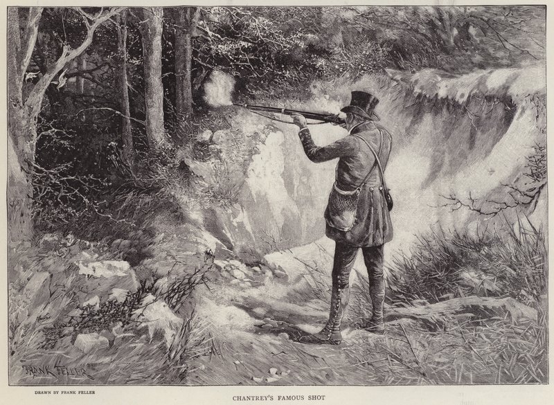 Sir Francis Chantrey tuant deux bécasses d
