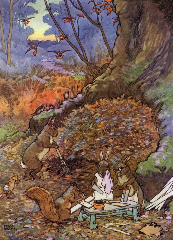 Illustration pour Les Enfants dans la Forêt - Frank Adams