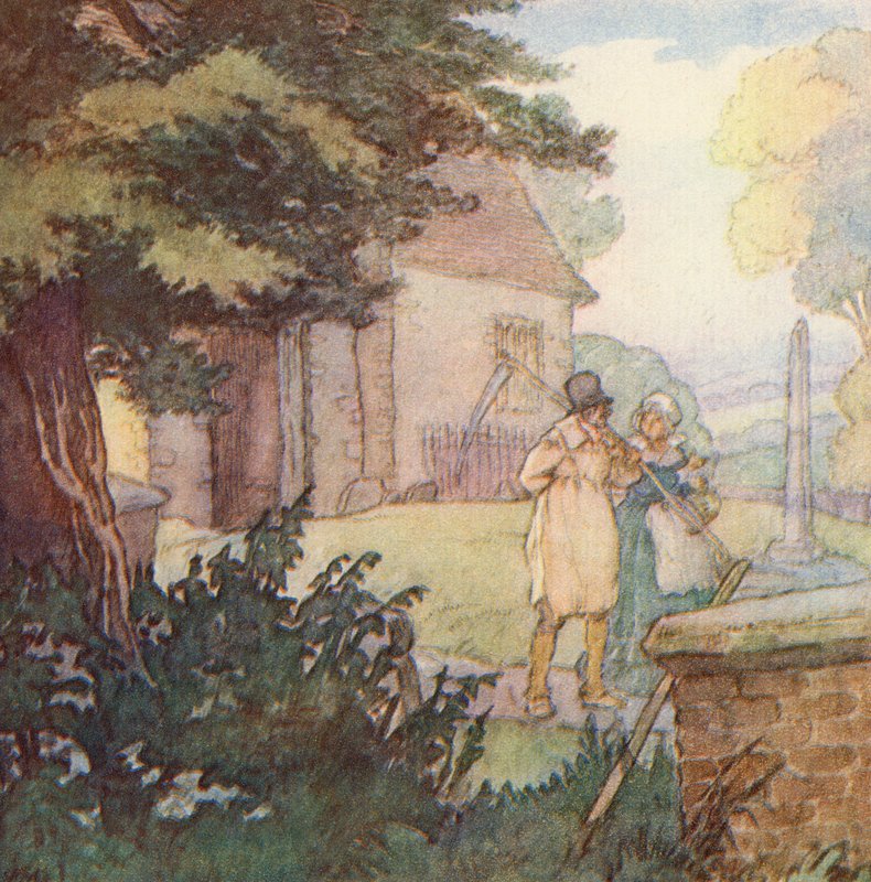 Illustration pour The Scholar-Gipsy de Matthew Arnold - Frank Adams