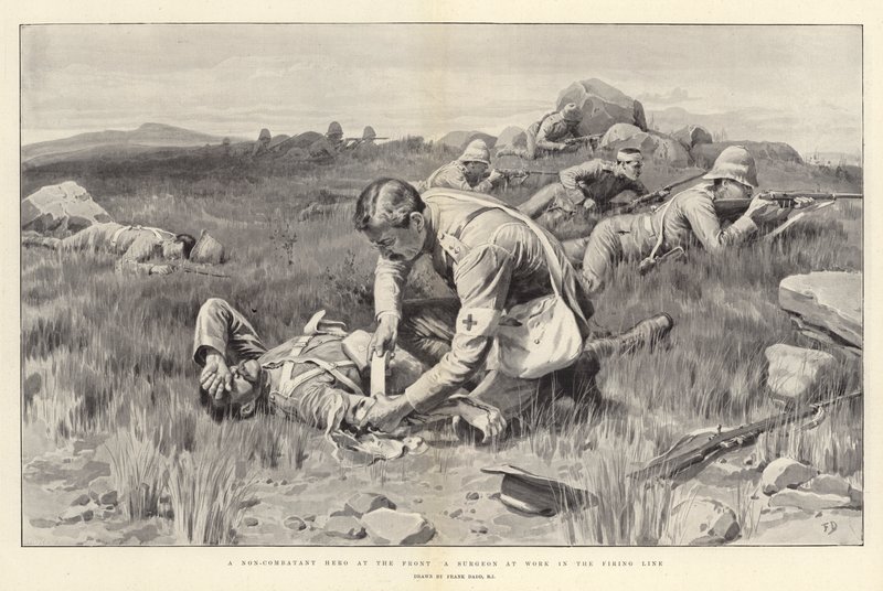 Un Héros Non-Combattant au Front, un Chirurgien au Travail en Première Ligne - Frank Dadd
