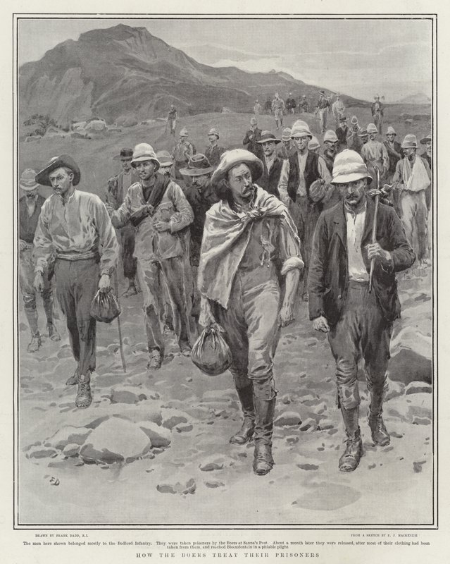 Comment les Boers traitent leurs prisonniers - Frank Dadd