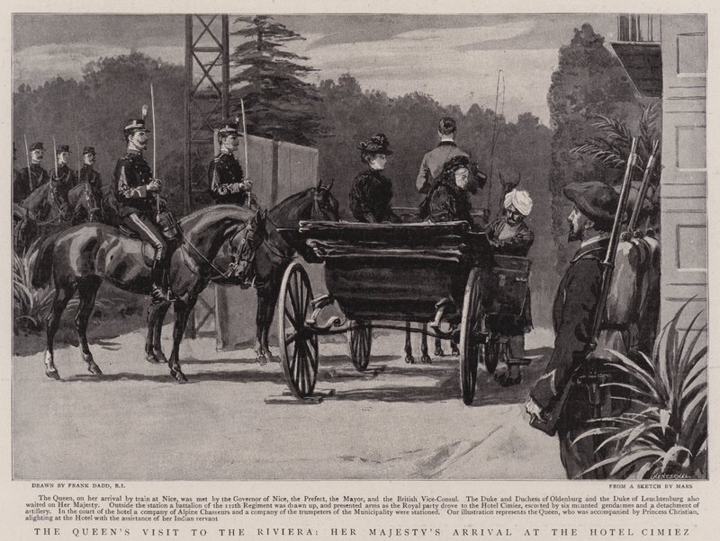 La visite de la reine à la Riviera, l