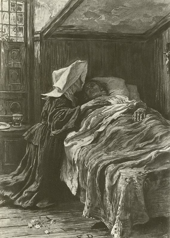 Gabriel et Evangeline - Frank Dicksee