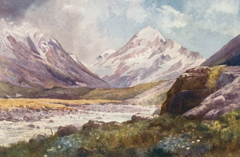 Nouvelle-Zélande : Mont Cook - Frank H Wright