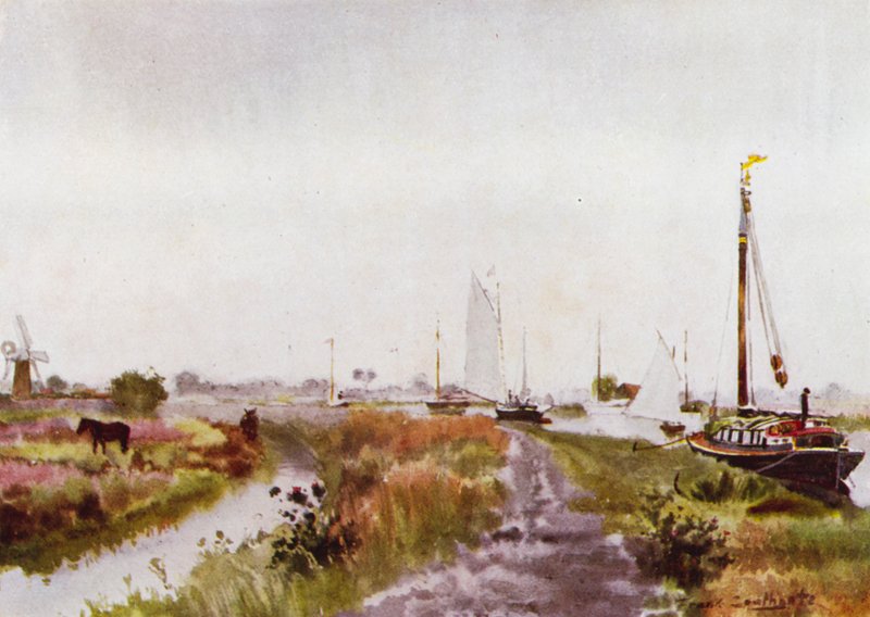 Norfolk Broads: En aval de Potter Heigham - Frank Southgate