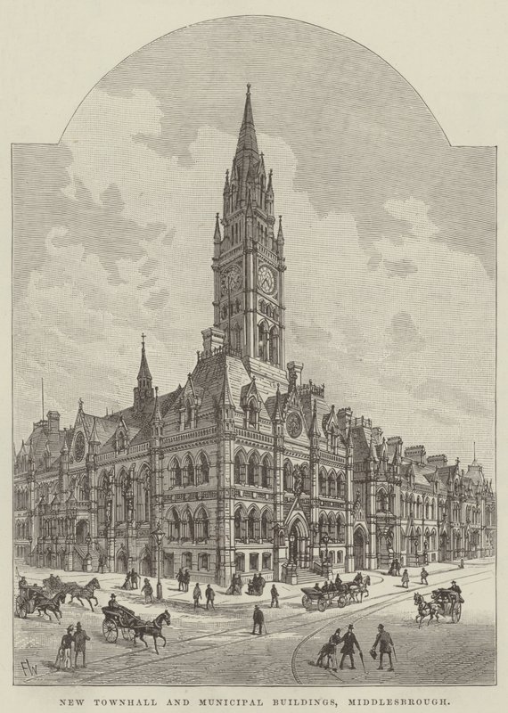 Nouvelle Mairie et Bâtiments Municipaux, Middlesbrough - Frank Watkins