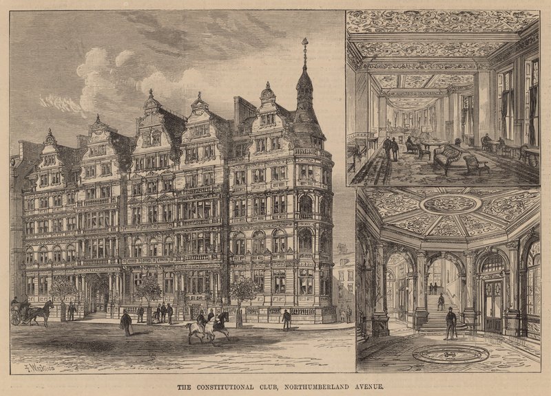 Le Constitutional Club, Northumberland Avenue - Frank Watkins