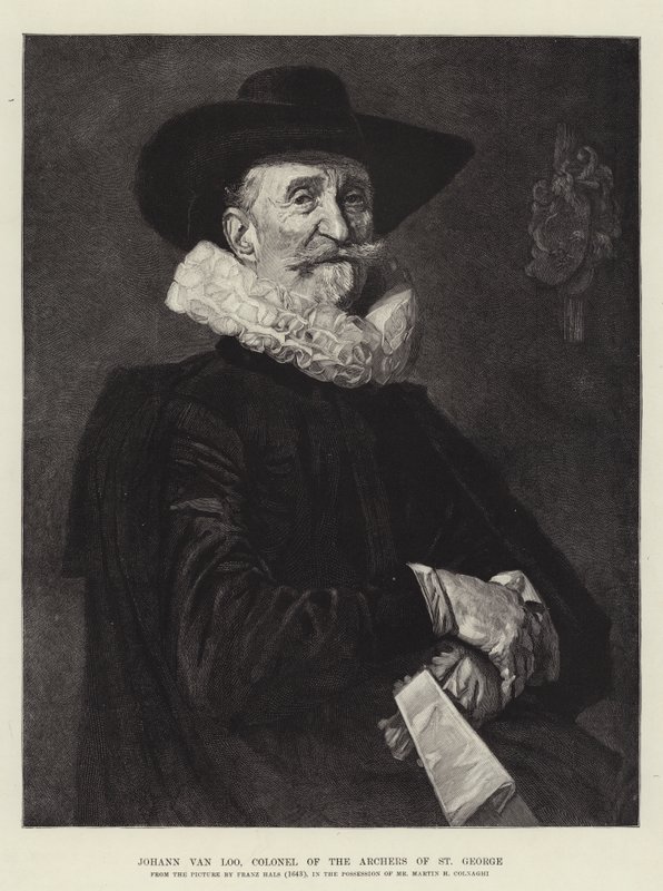 Johann van Loo, colonel des archers de Saint-Georges - Frans Hals