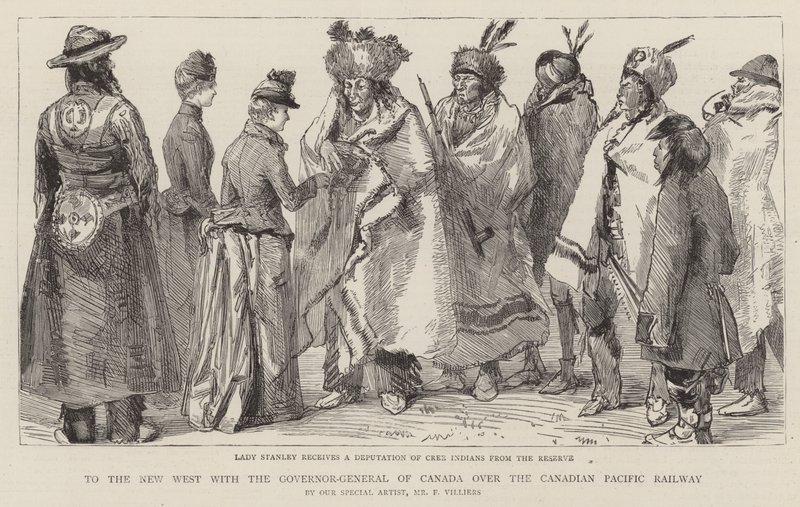 Vers le Nouveau-Ouest avec le gouverneur général du Canada sur le chemin de fer du Pacifique canadien - Frederic Villiers